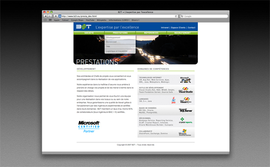 Site internet B2T
