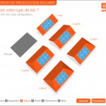 Interface graphique des bornes interactives de Solaire Direct