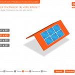 Interface graphique des bornes interactives de Solaire Direct