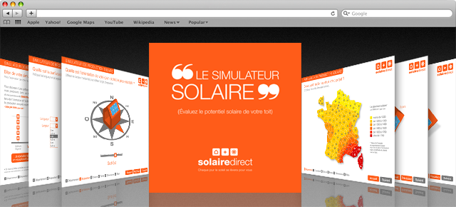 Interface graphique Solaire&nbsp;Direct