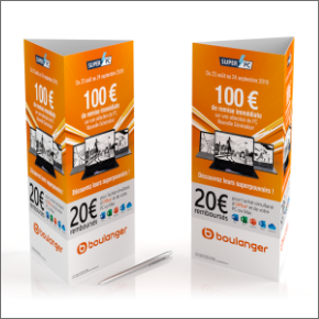 Mini-totem Microsoft Office pour Boulanger Mini-totem Microsoft Office pour Boulanger