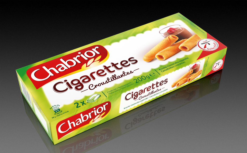 Packagings Chabrior Cigarettes croustillantes