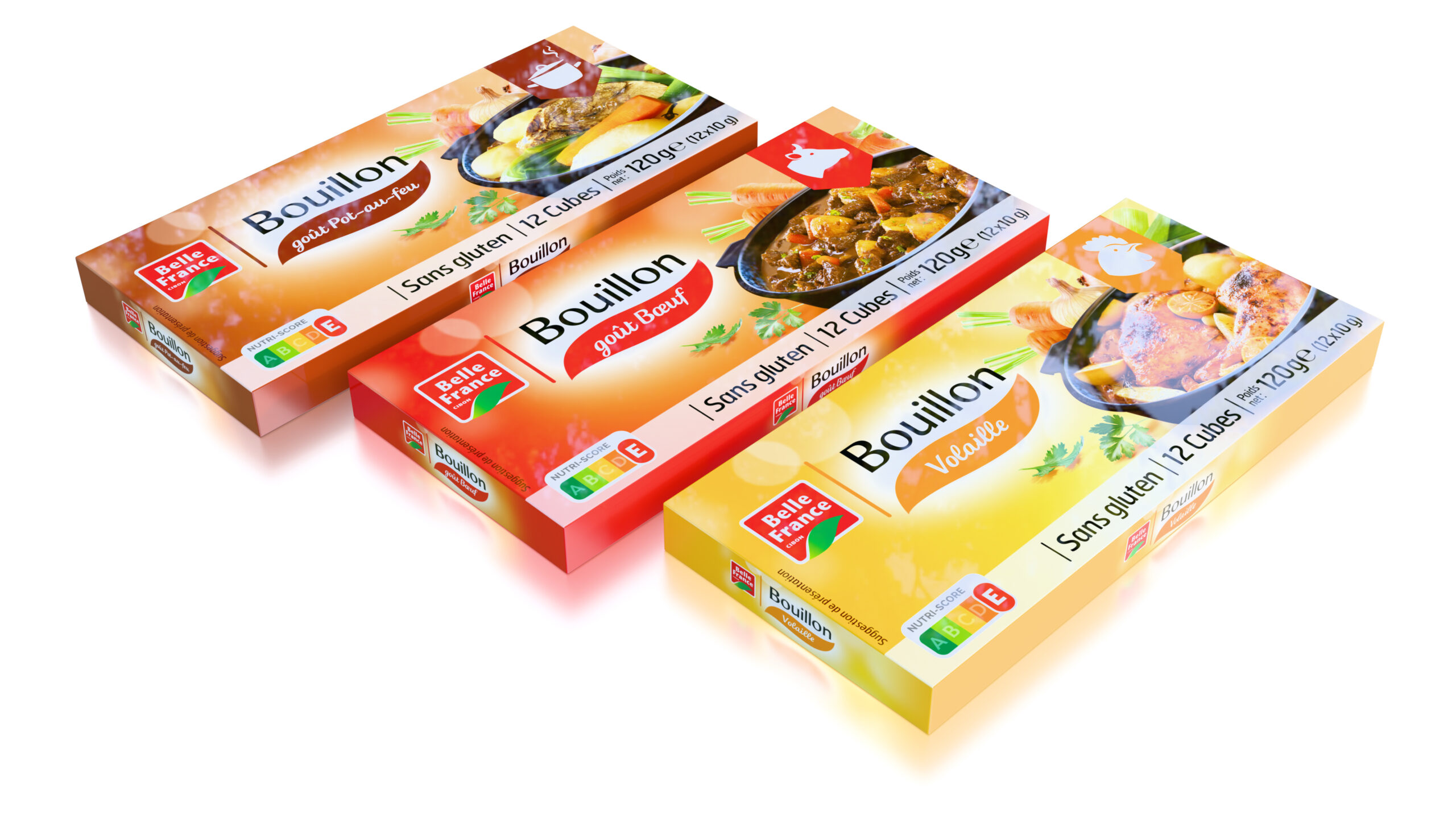 Gamme bouillons cubes Belle France